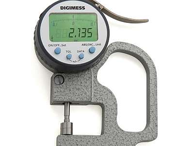Calibração de medidor de espessura