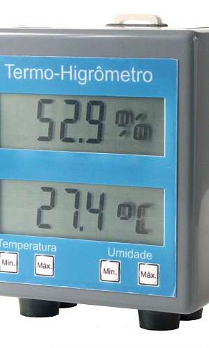 Instrumentos de medição de temperatura e umidade